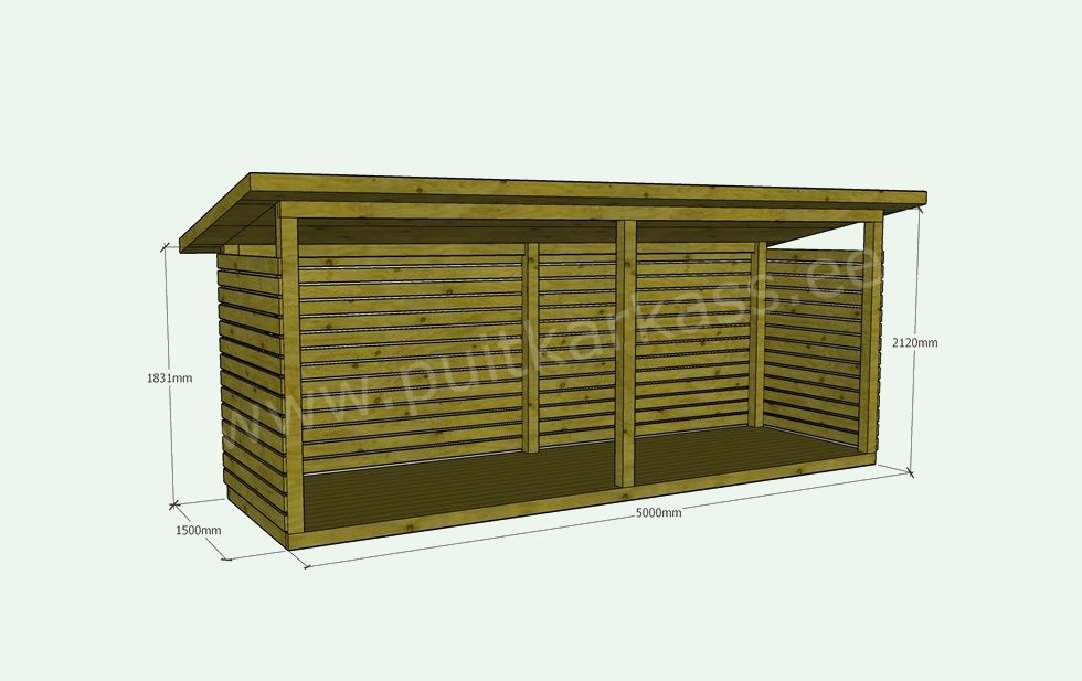 küttepuude-varjualune